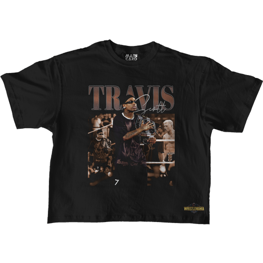 Playera Oversize Travis Scott WM 41 Stars