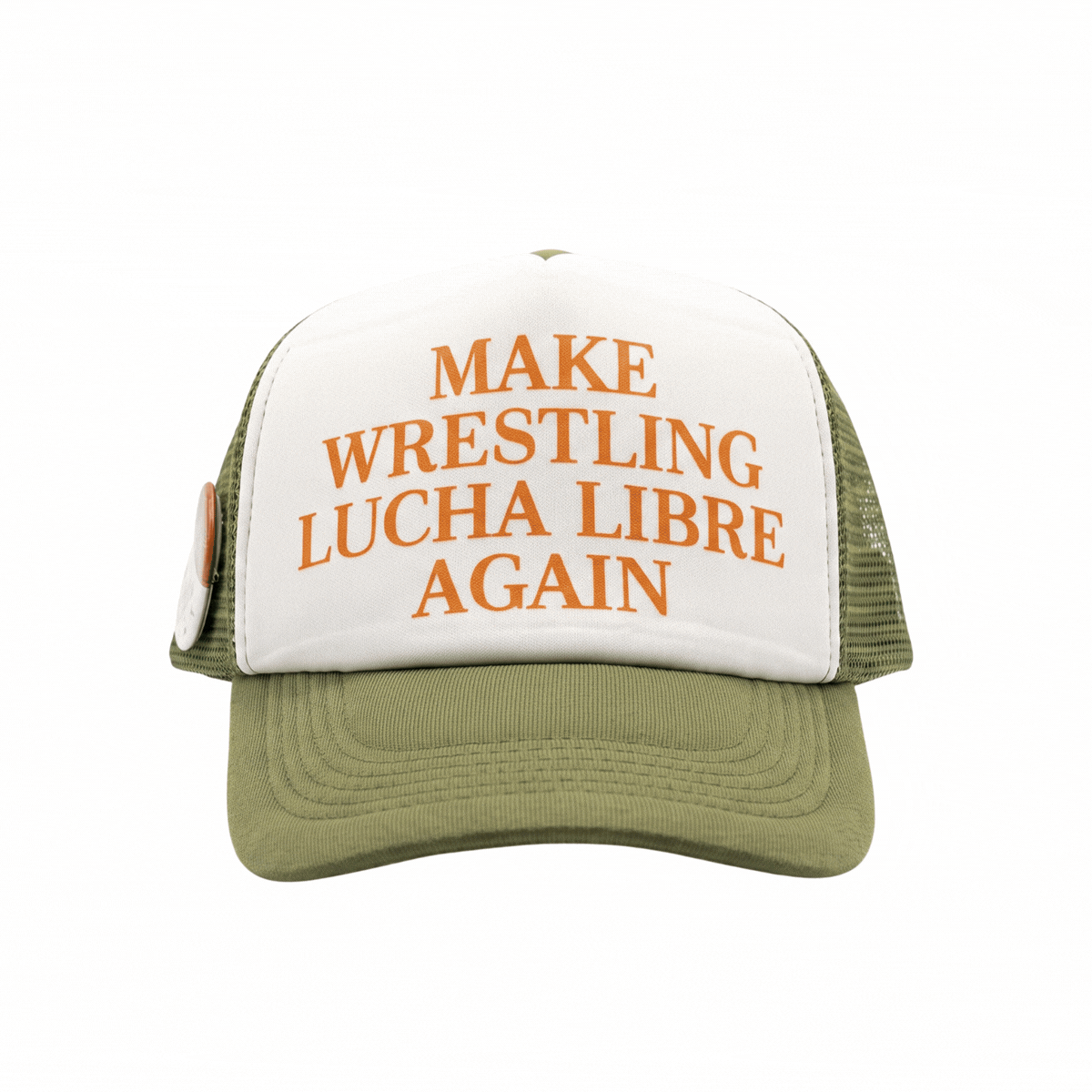 Trucker Hat "Make Wrestling Lucha Libre Again" - Verde Olivo