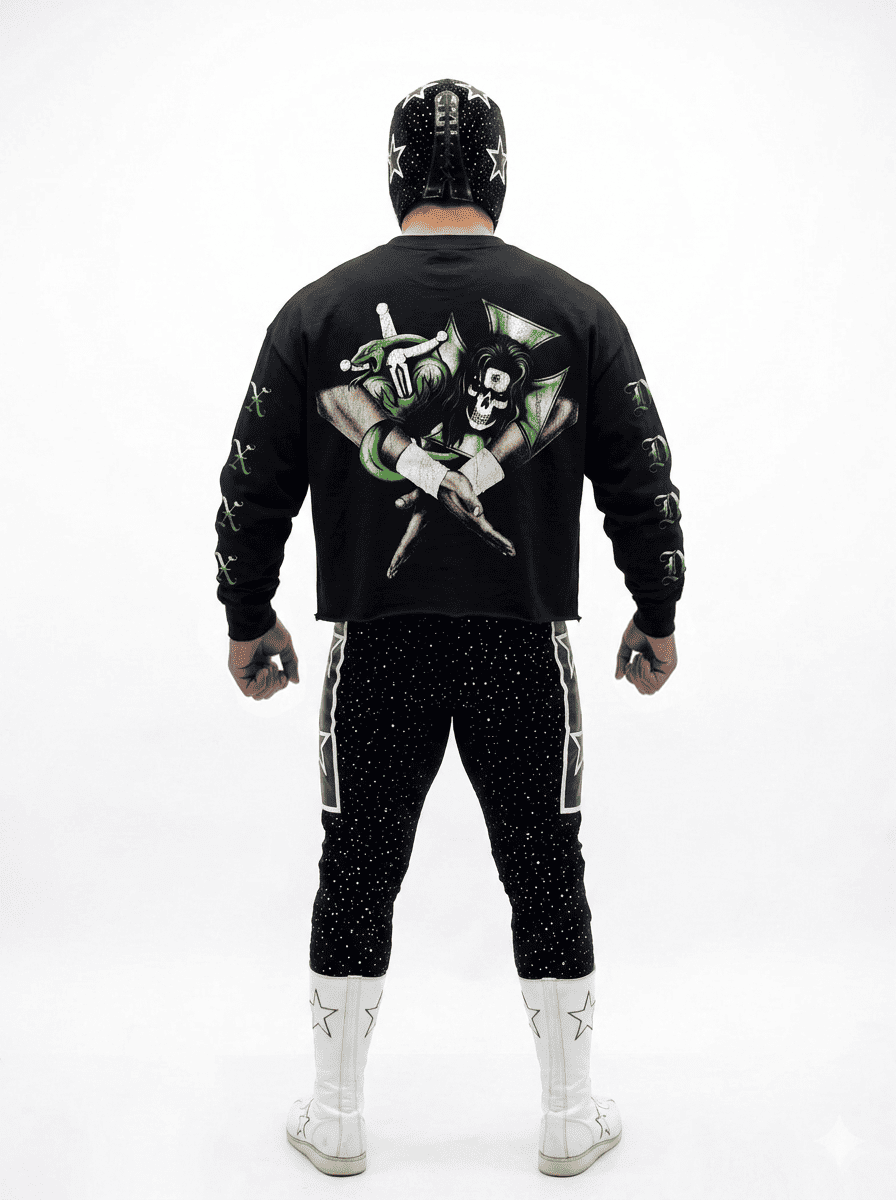 Playera Cropped Manga Larga DX Rebels
