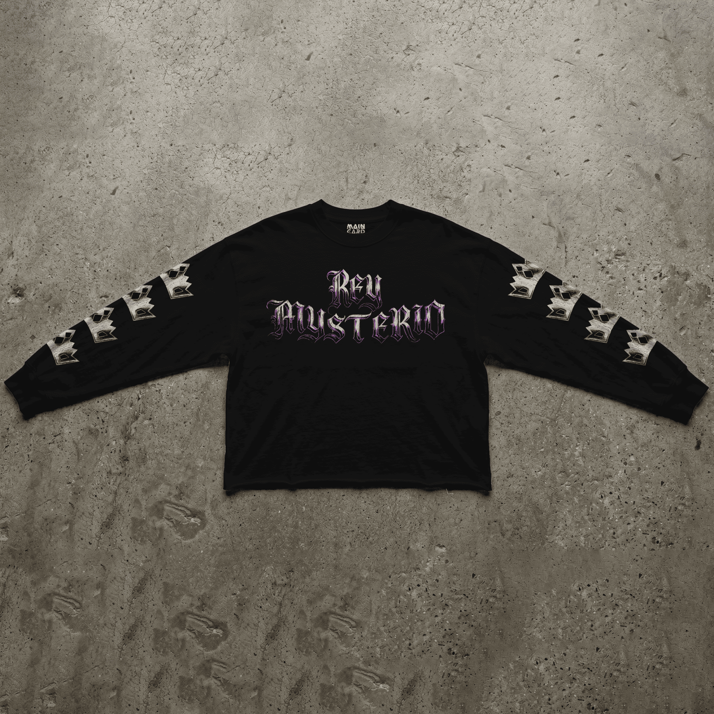 Playera Cropped Manga Larga Rey Mysterio Rebels